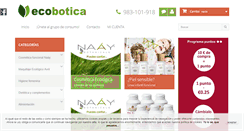 Desktop Screenshot of laecobotica.com