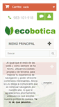 Mobile Screenshot of laecobotica.com